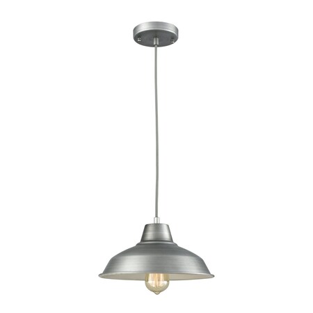 Thomas Classic Loft 11'' Wide 1Light Mini Pendant, Weathered Zinc CN770148
